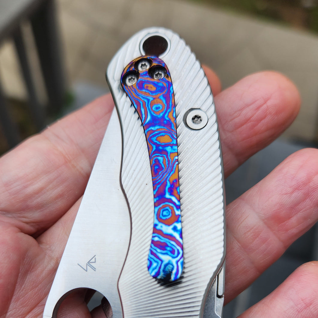 PM2/Para 3 Timascus Clip - Smooth Pattern